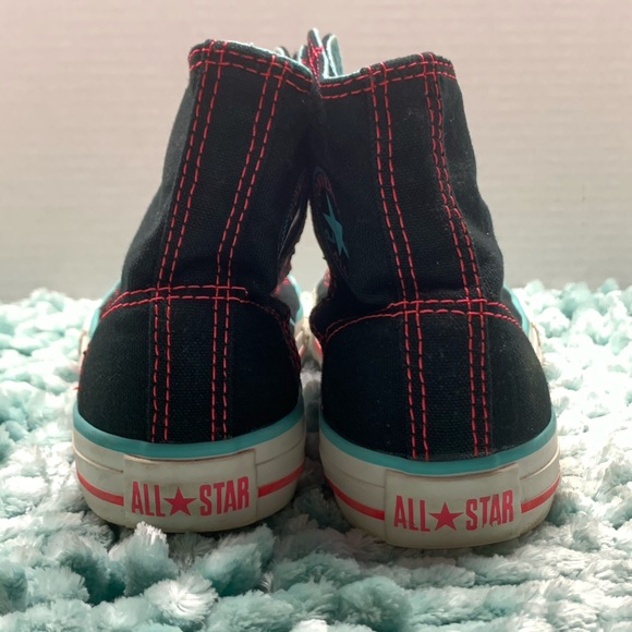 Converse All Star Canvas Chuck Taylor Aqua & Pink - Picture 5 of 15
